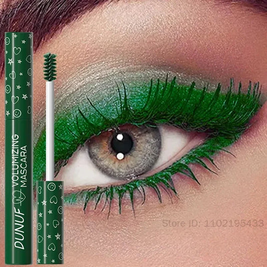 Colorful Waterproof Mascara – Green Blue Purple Curling & Lengthening Colorful Mascara Peaceful Pleasures Health and Wellness