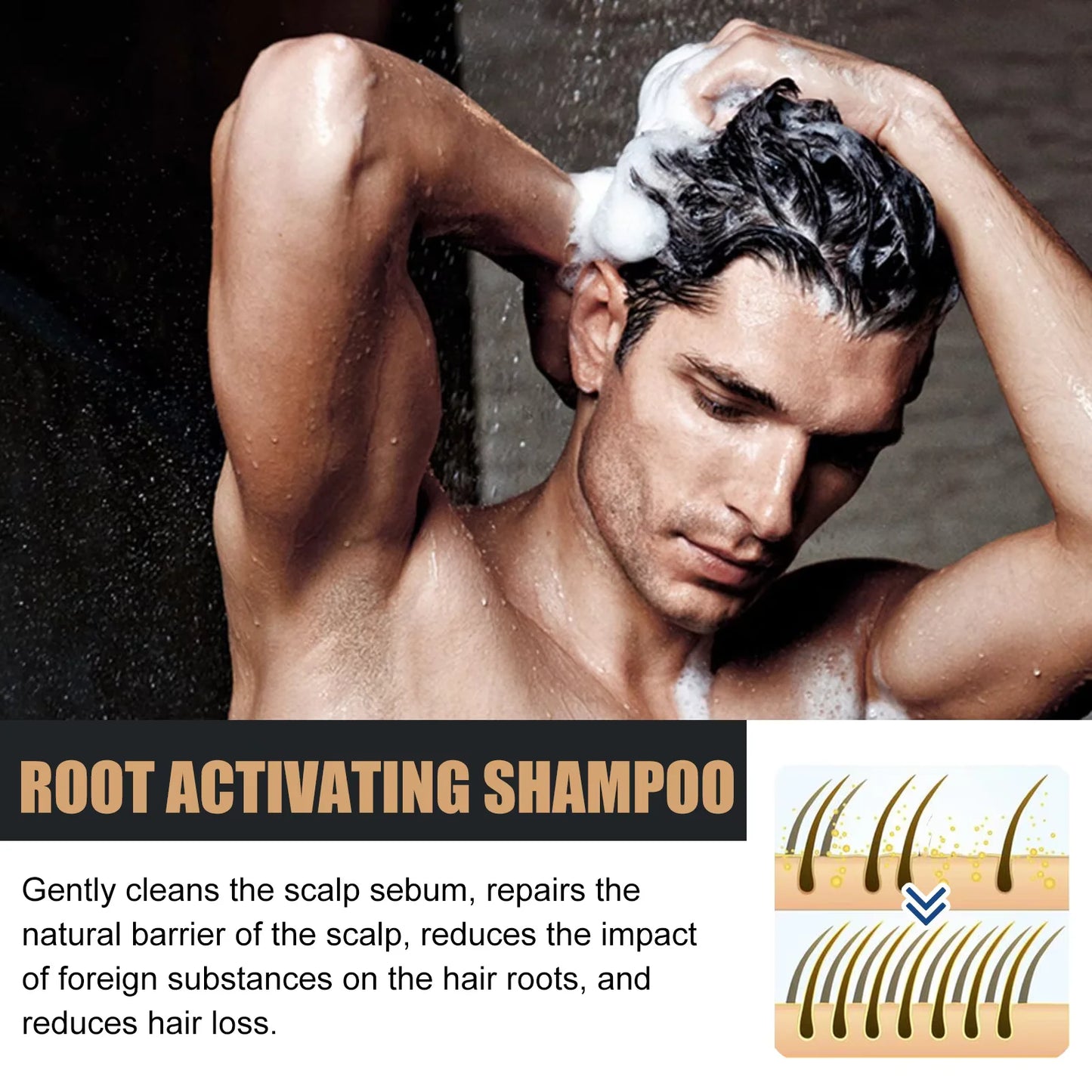 EELHOE Hair Thickening Shampoo for Hair Regrowth Peaceful Pleasures Health and Wellness