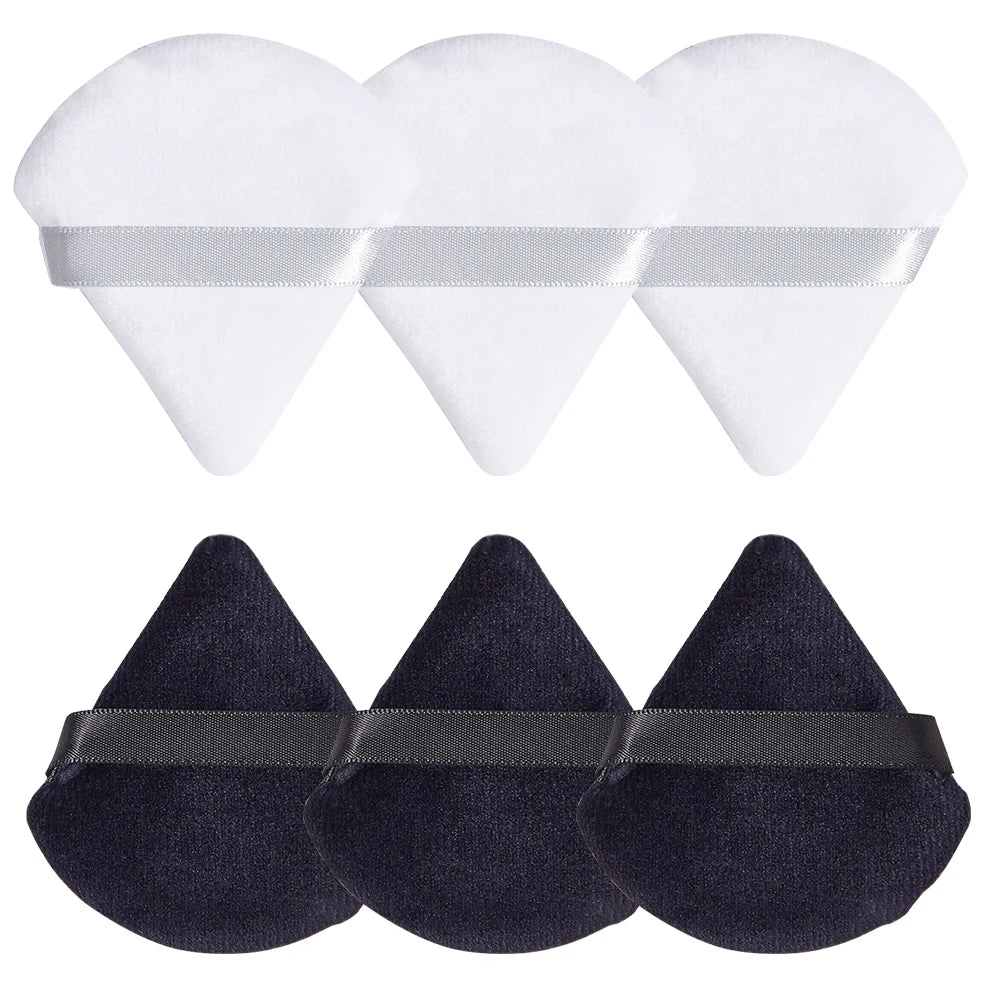 RUNTOIN Triangle Powder Puff Mini Finger Makeup Sponge 6-20 Pc