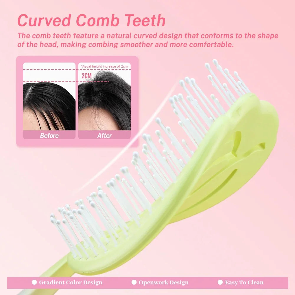 Gradient Tulip Hollow Air Cushion Comb – Dry & Wet Hair