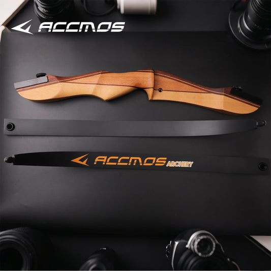 ACCMOS Recurve Bow Wooden 16-40lbs Fiberglass Limbs Outdoor Archery Peaceful Pleasures Health and Wellness 30lbs Bow