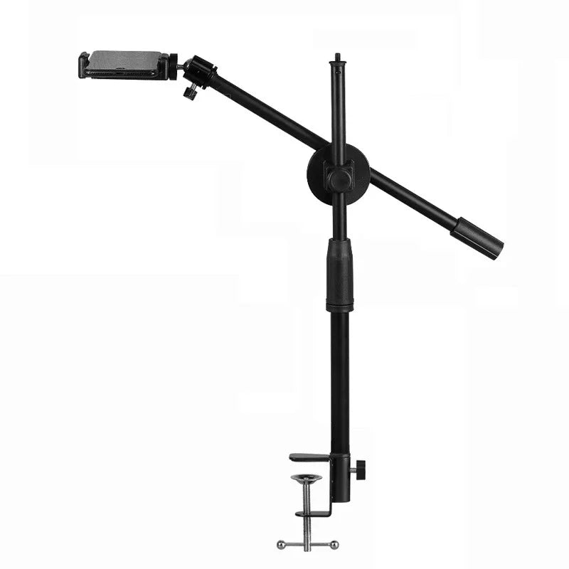 Overhead Phone Tripod Stand | Articulated Arm Table Mount