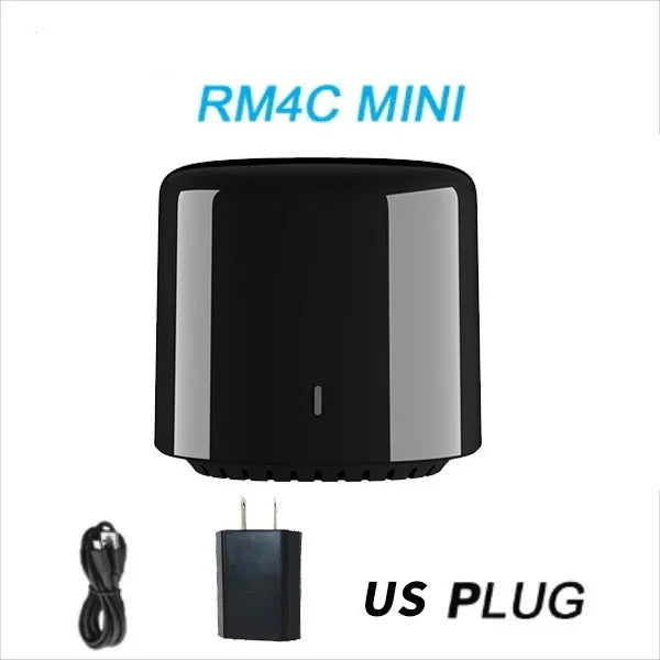 Broadlink RM4C Mini WiFi IR Smart Remote Control Bestcon Universal Infrared Remote Controls work with Alexa Google Home For AC Peaceful Pleasures Health and Wellness RM4C MINI US China Mainland