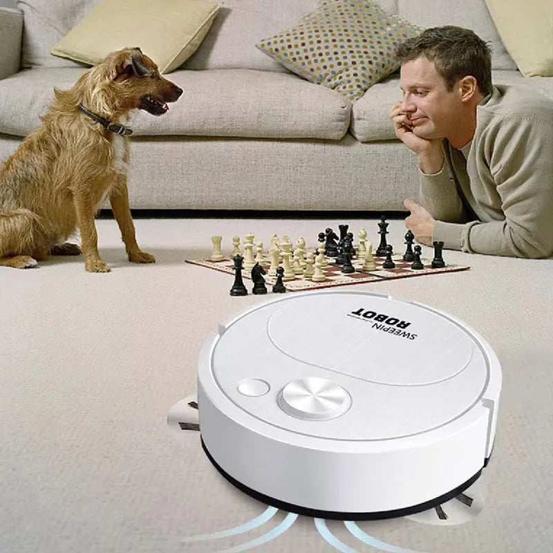 3-in-1 Mini Robot Vacuum Cleaner – 1800Pa Sweep, Mop & Vac