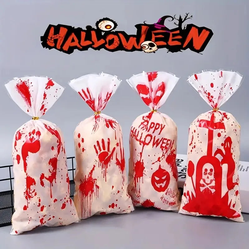 Halloween Trick or Treat Candy Bags 50-Pack | Kids Party Gift