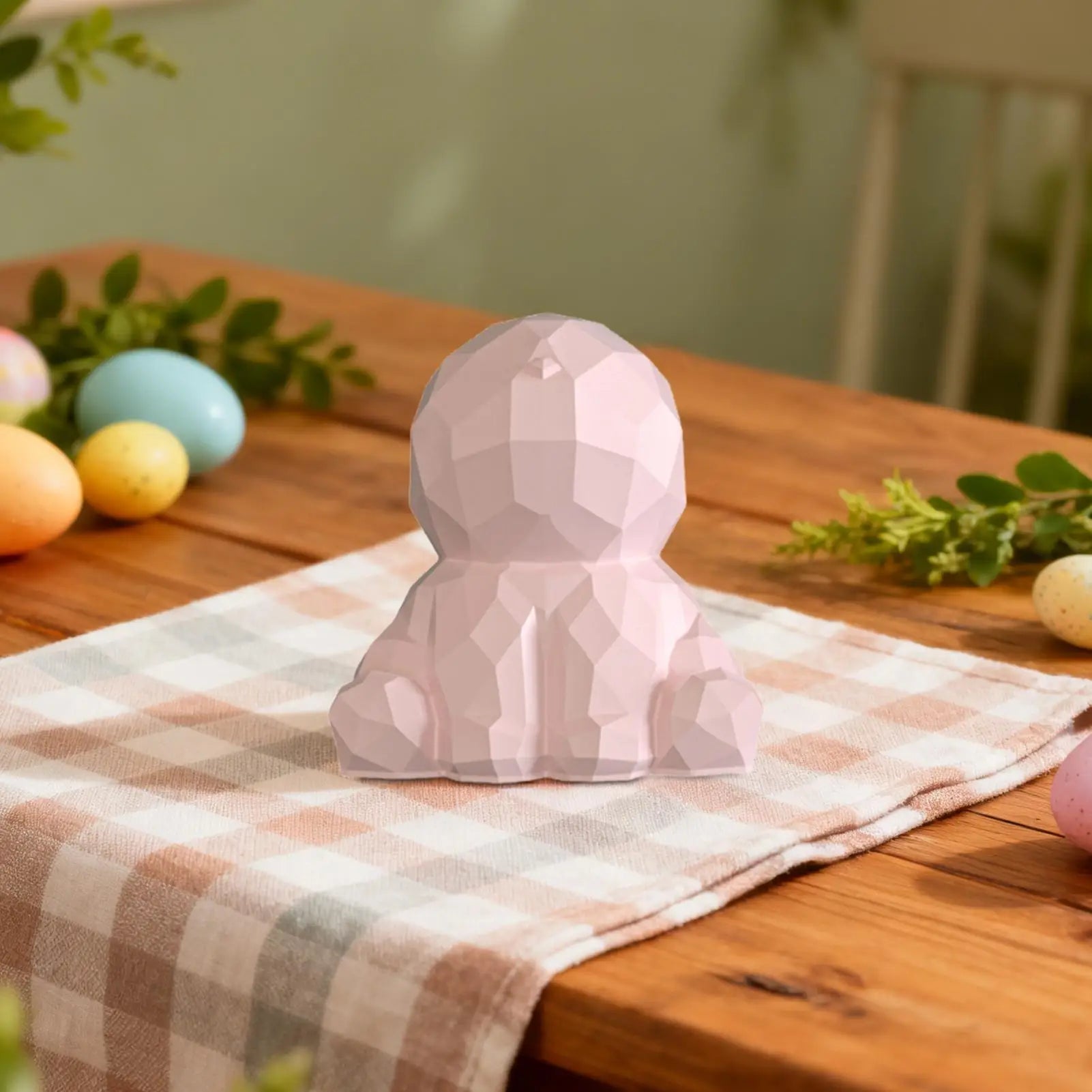 3D Easter Bunny Silicone Mold | Resin, Candle & Soap Crafts Silicone Craft Mold Peaceful Pleasures Health and Wellness