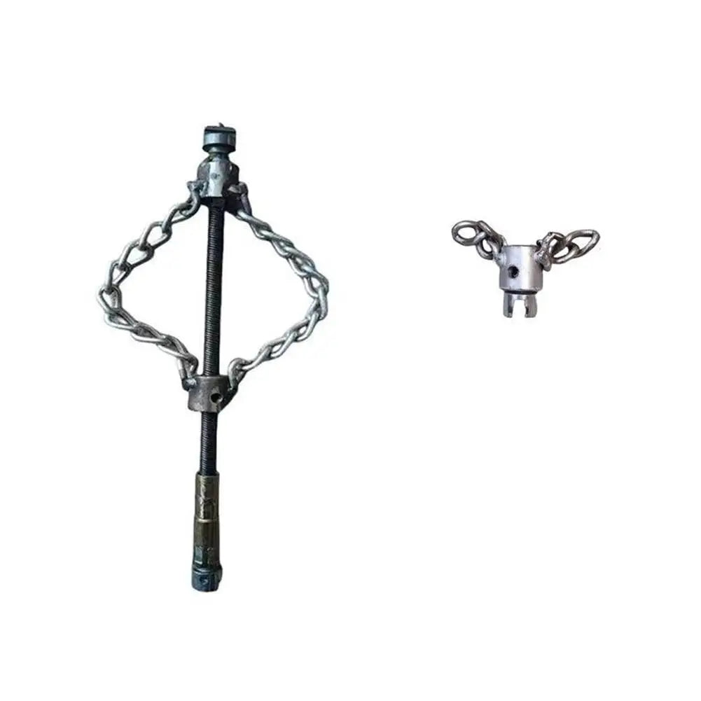 Flexible Sewer Descaling Chain Tool for Easy Dredging Peaceful Pleasures Health and Wellness G