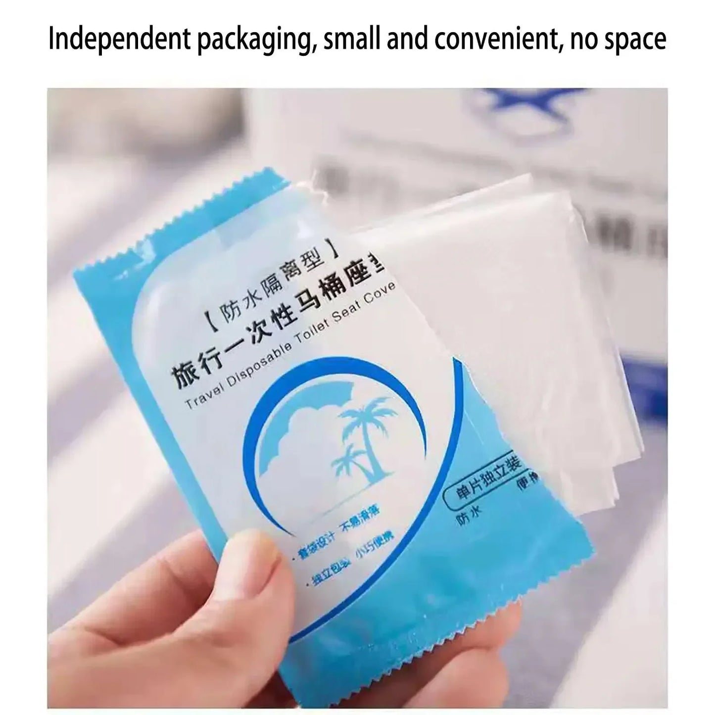 Disposable Toilet Seat Covers – Portable Travel Pack 10–50 pcs