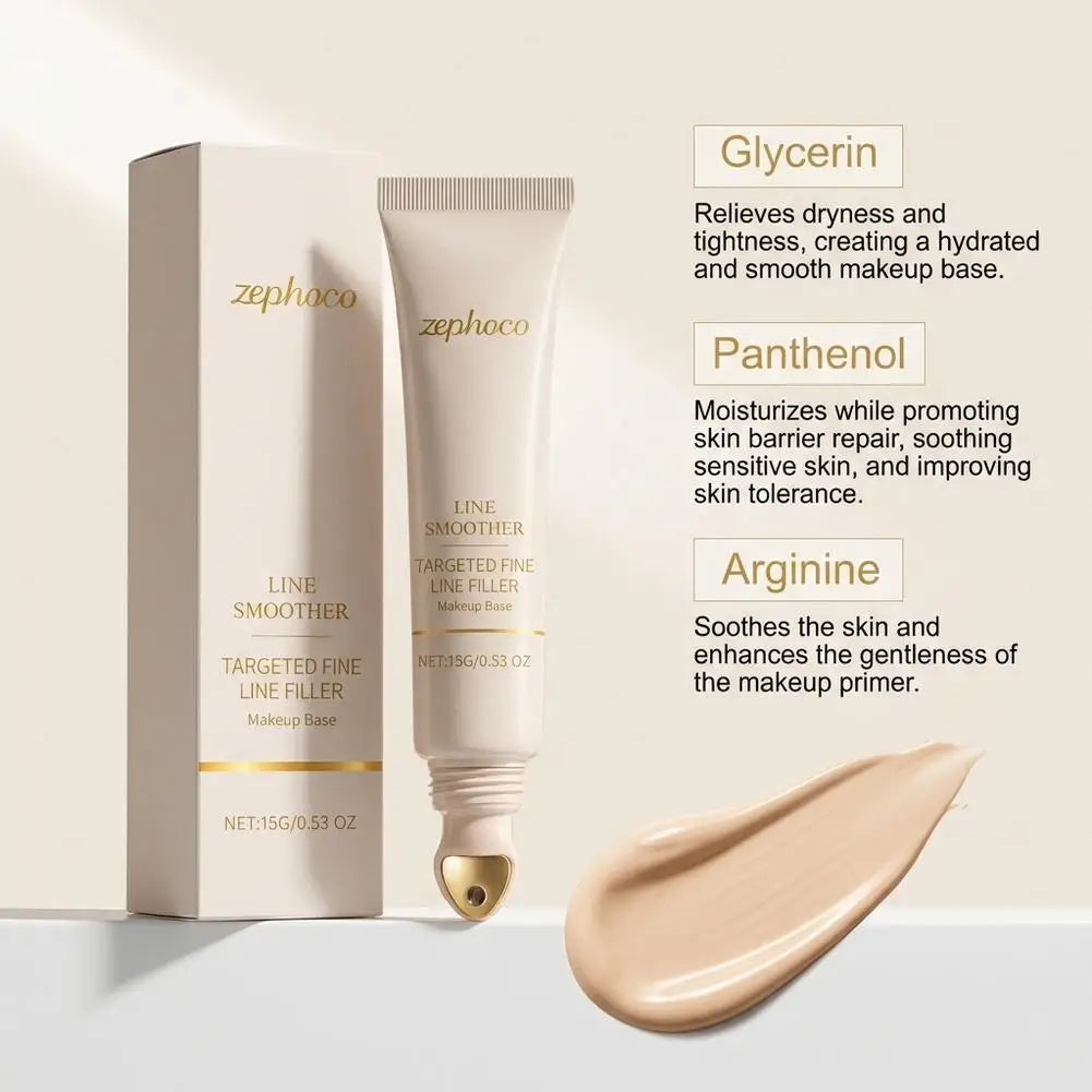 Instant Fine Line Filler Wrinkle Smoothing Liquid Pore Blur Primer Eye & Face Lifting Cream for Under Eye Bags Anti-Aging Care Peaceful Pleasures Health and Wellness