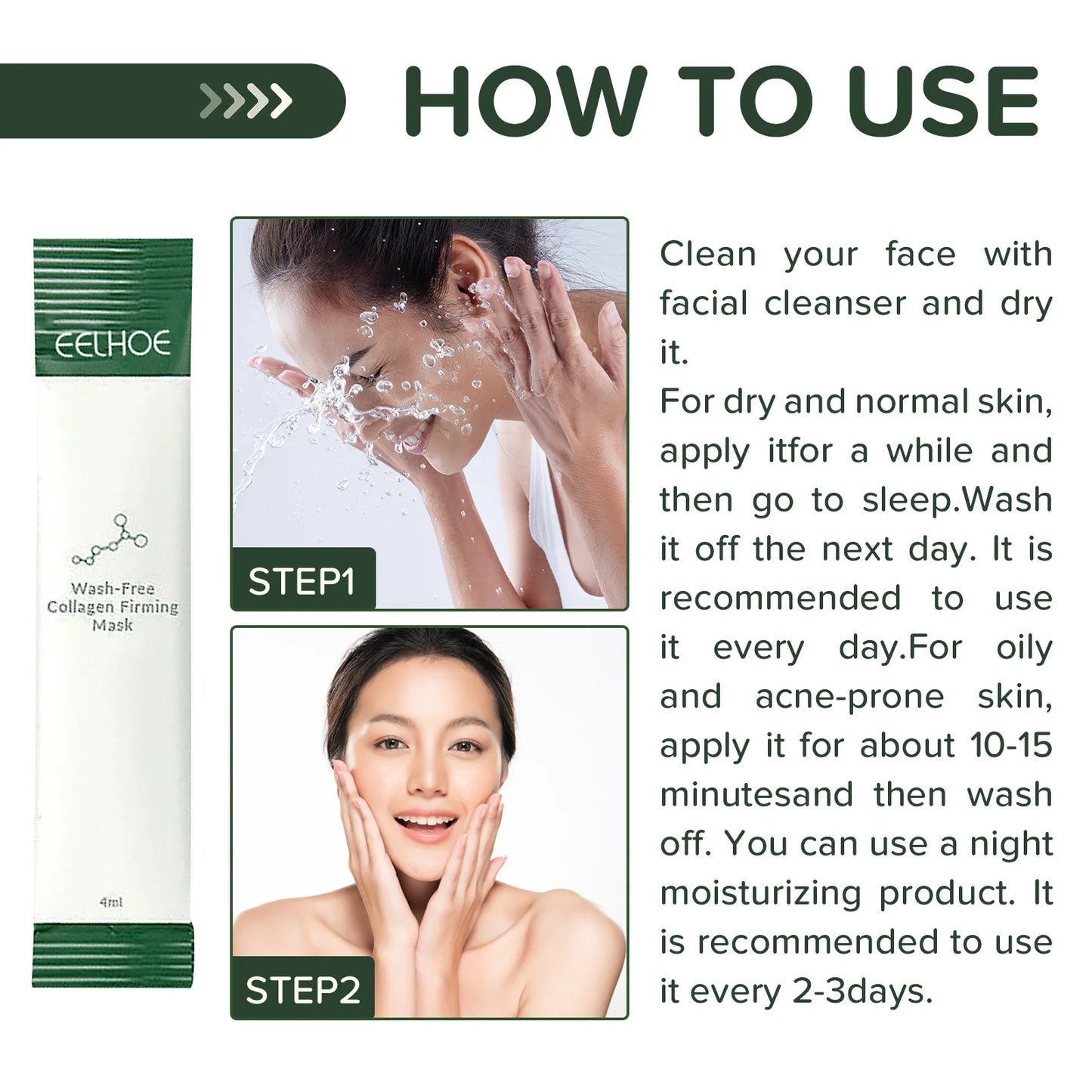 EELHOE Korean Collagen Firming Sleeping Mask – Anti-Aging & Hydrating