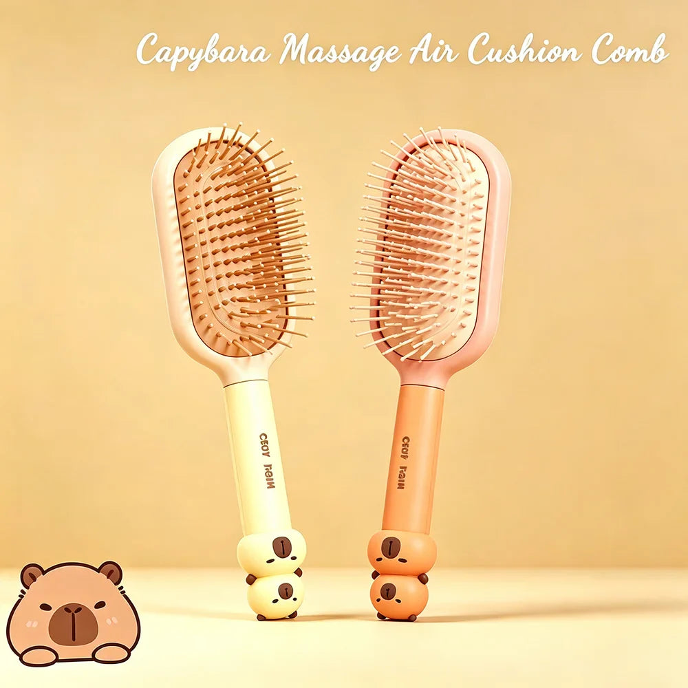 Cartoon Airbag Cushion Comb – Detangling & Anti-Static for Girls