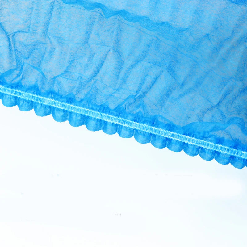 Disposable Non-woven Fabric Strip Caps Head Covers for The Food Industry Hairnet Caps Breathable Dust-proof Caps Peaceful Pleasures Health and Wellness