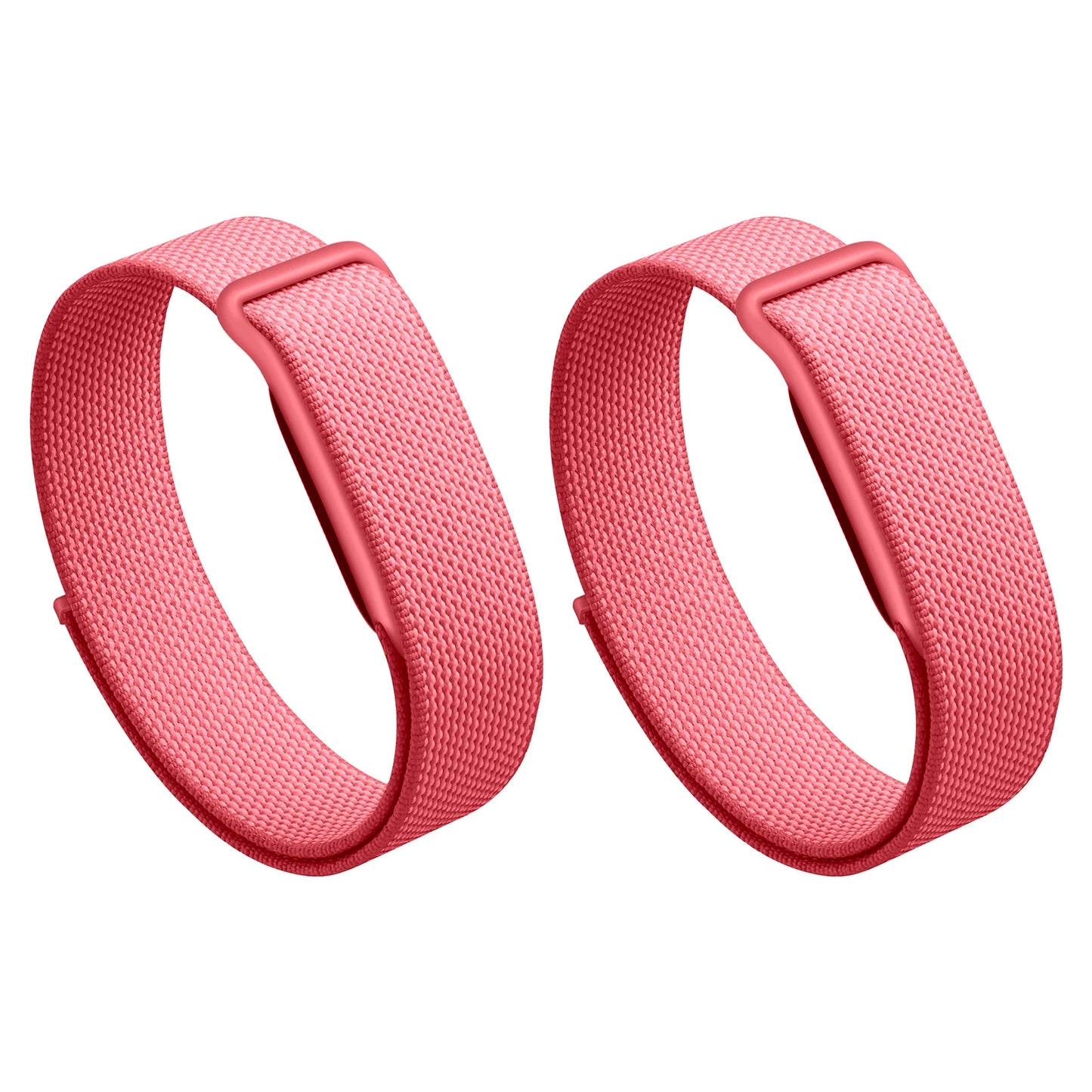 Woven Nylon Band for Fitbit Air Strap Breathable Braided Watch Strap Plastic/Metal Buckle Sport Wristband Replacement Strap Peaceful Pleasures Health and Wellness 2pcs red