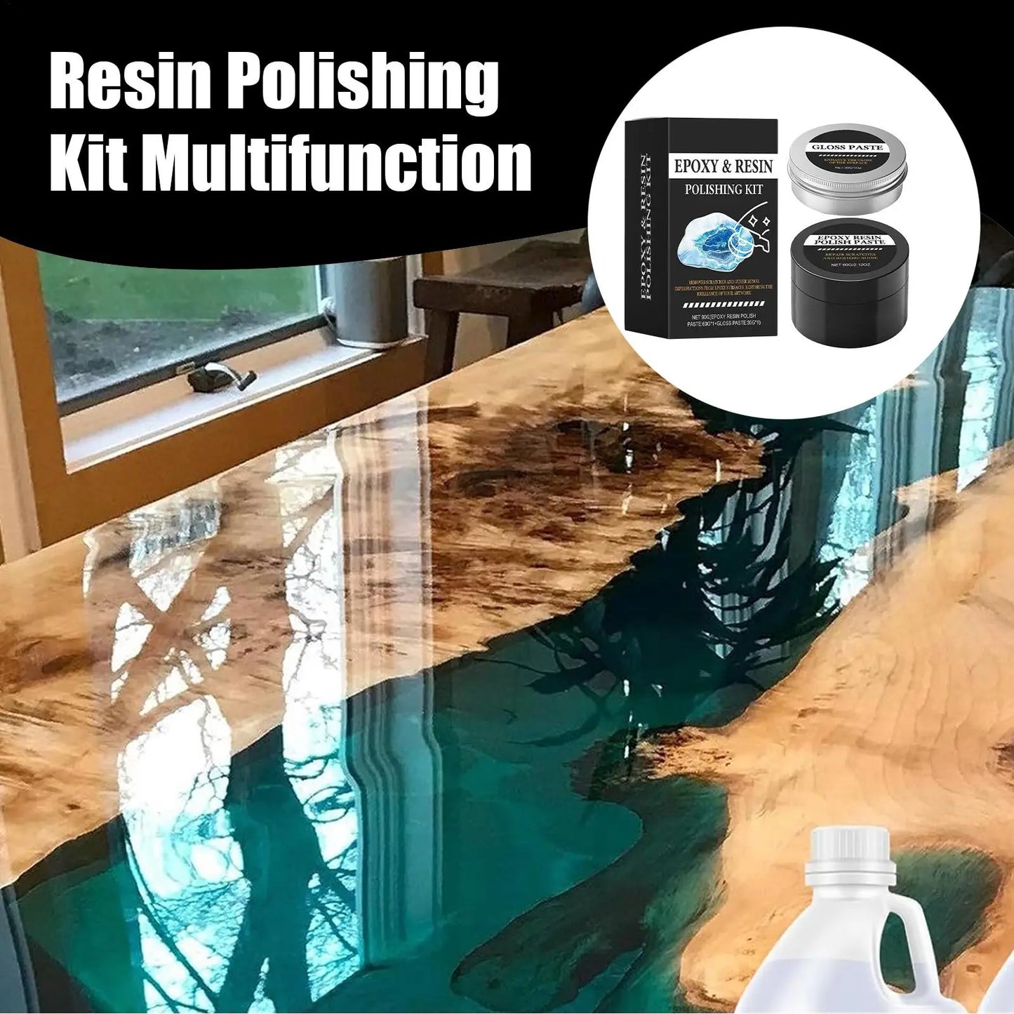 Epoxy Resin Polishing Kit – Scratch Repair & Mirror Finish