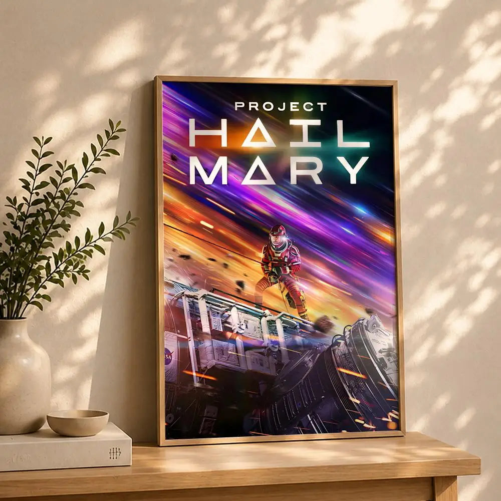 Project Hail Mary Movie Poster – HD Waterproof Self-Adhesive Art
