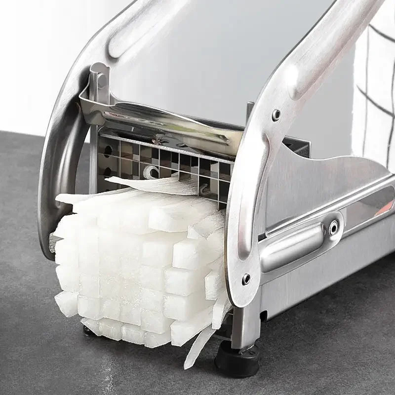 1pc stainless steel cutting machine vegetable cutting machine potato slicer french fry cutting machine, food chopper Peaceful Pleasures Health and Wellness