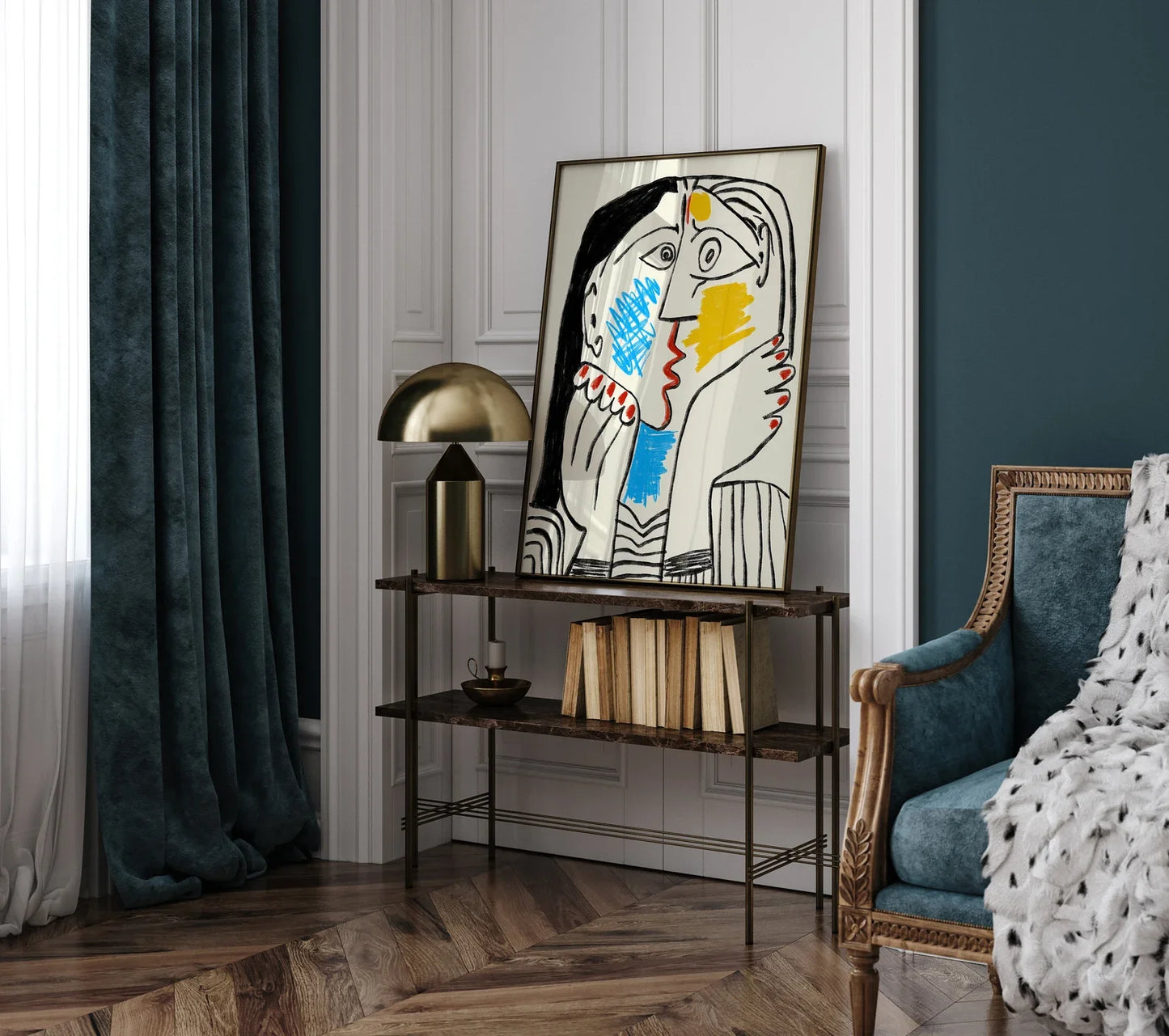 Picasso Exhibition poster, Picasso The Kiss Art Print, Gift Idea for friends, Picasso Exhibition Wall Art Decor, Famous Artist Peaceful Pleasures Health and Wellness