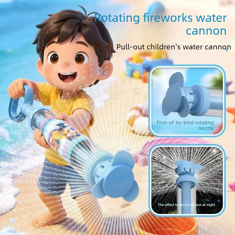 Double Nozzle Water Blaster Gun – Kids Summer Outdoor Splash Toy