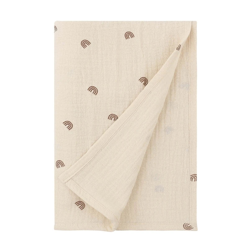 Baby Swaddle Wrap Blanket | Soft Floral Cotton, Newborn
