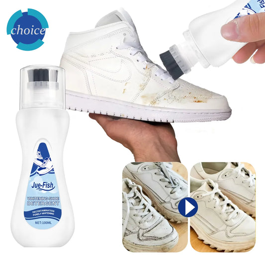Jue Fish White Shoe Cleaner – Stain & Yellow Edge Remover Shoe Cleaner Peaceful Pleasures Health and Wellness