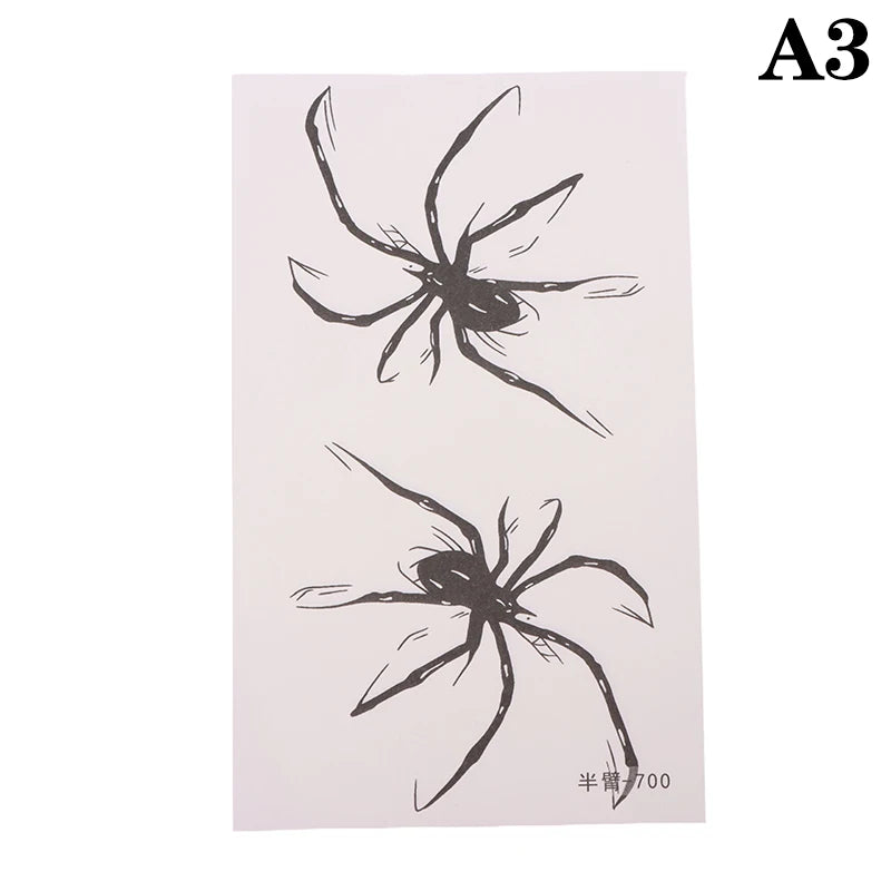 Spider Web Temporary Tattoo Sticker | Punk Cobweb Body Art