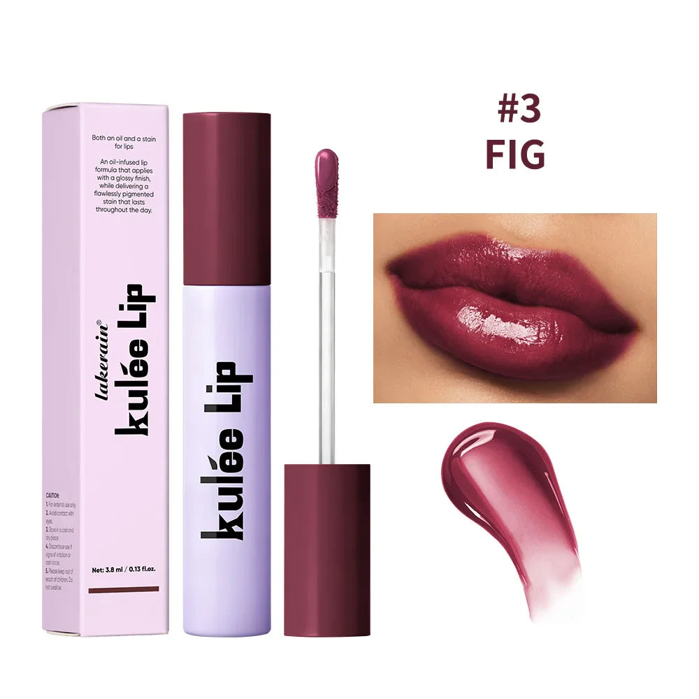 Kulfée 2-in-1 Lip Oil Gloss & Stain | Long-Lasting Hydrating