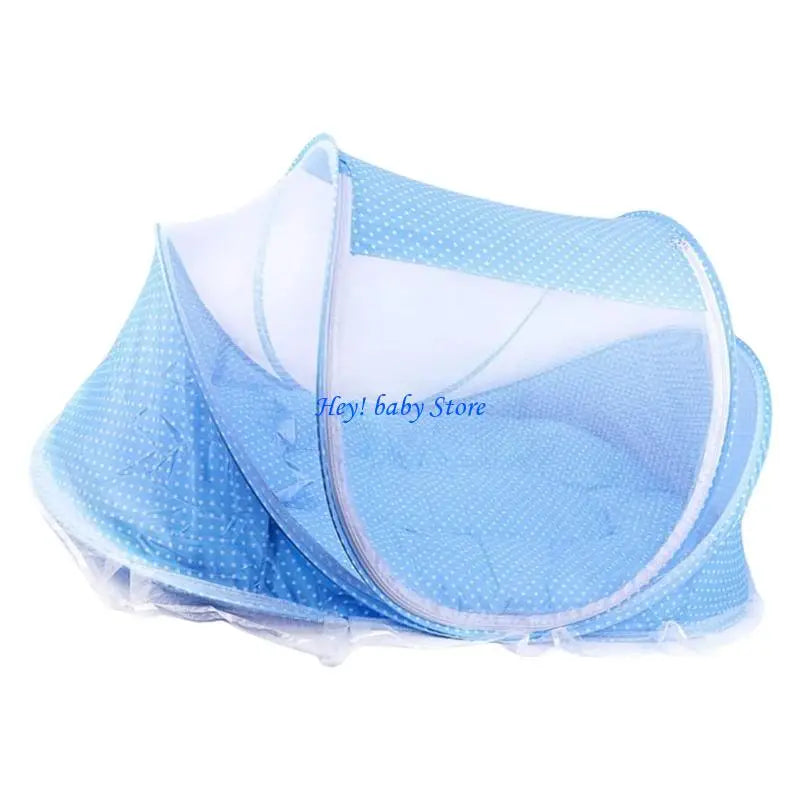 4-Piece Baby Foldable Netting Tent Crib Set | Breathable Mesh