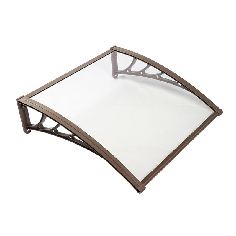 Window Awning Door Canopy 60x60 80x80 60x100 Window Awning Overhead Modern Polycarbonate Cover Outdoor Front Porch Patio Canopy Peaceful Pleasures Health and Wellness