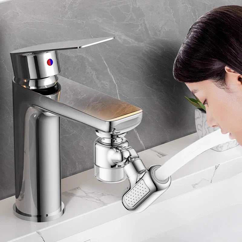 4-Speed Rotating Faucet Extender – Filter & Splash-Proof Head