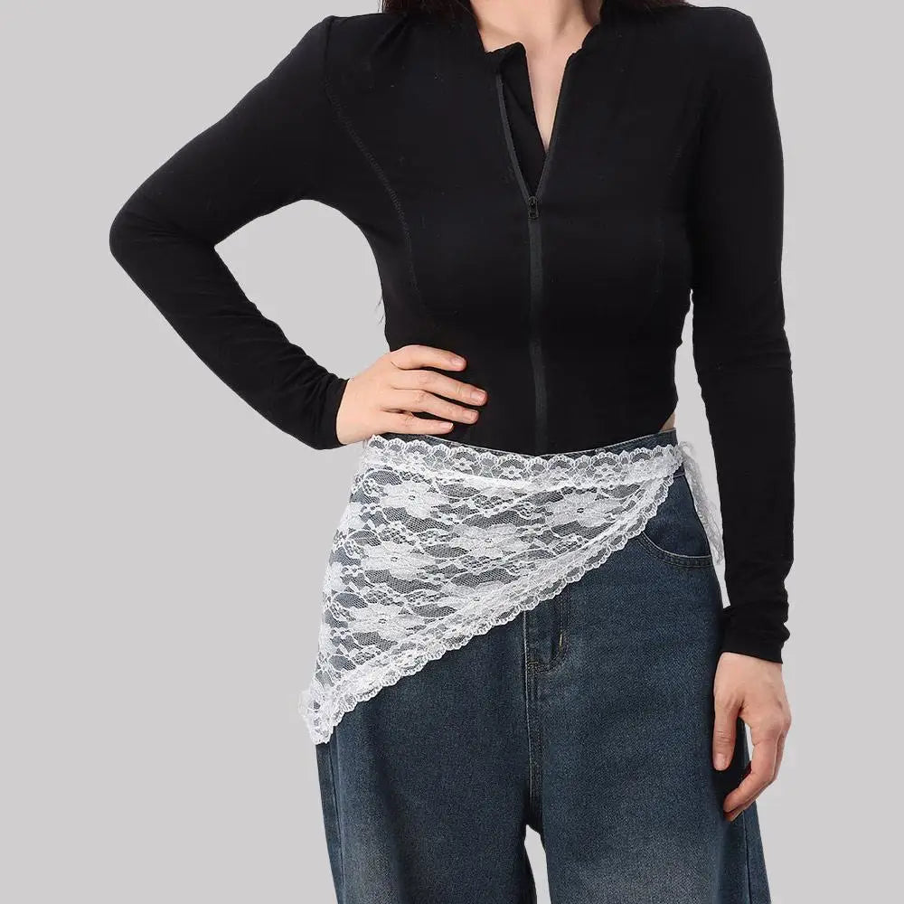 Women's Lace-Up Mini Skirt – Harajuku Y2K Slim Fit Fashion