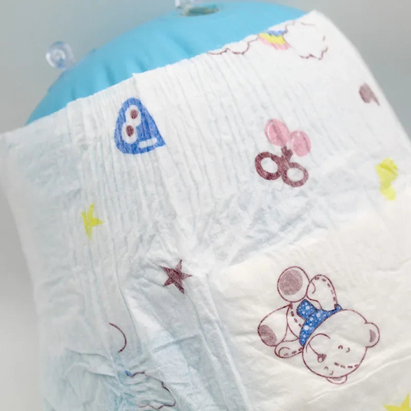 50pcs/1pack Wholesale Hot Sale Baby Pull Up Diapers Soft Light and Thin Breathable Super Absorbent Disposable Nappy for Newborns Peaceful Pleasures Health and Wellness