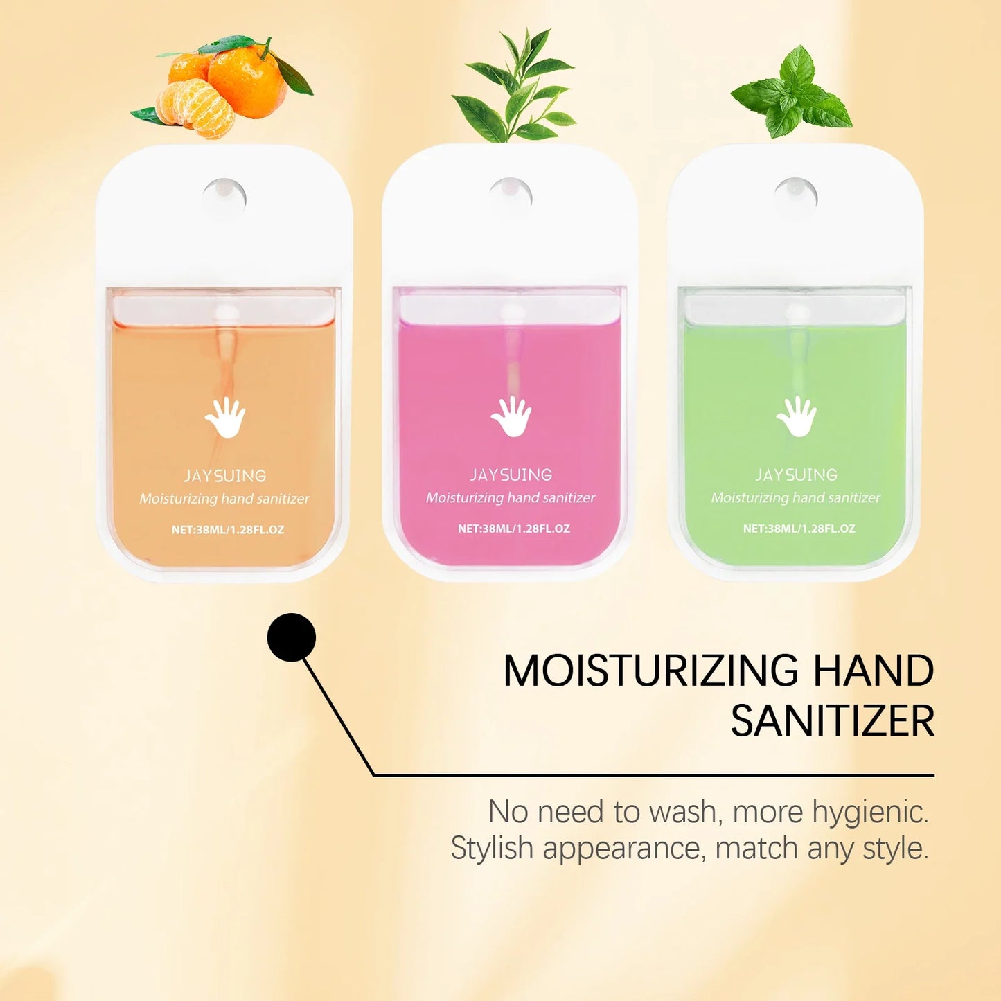 Jaysuing Hand Sanitizer Spray Lasting Fragrance Gentle Cleaning Does Not Hurt Hands Keep Clean Portable Citrus Hand Sanitizer Peaceful Pleasures Health and Wellness