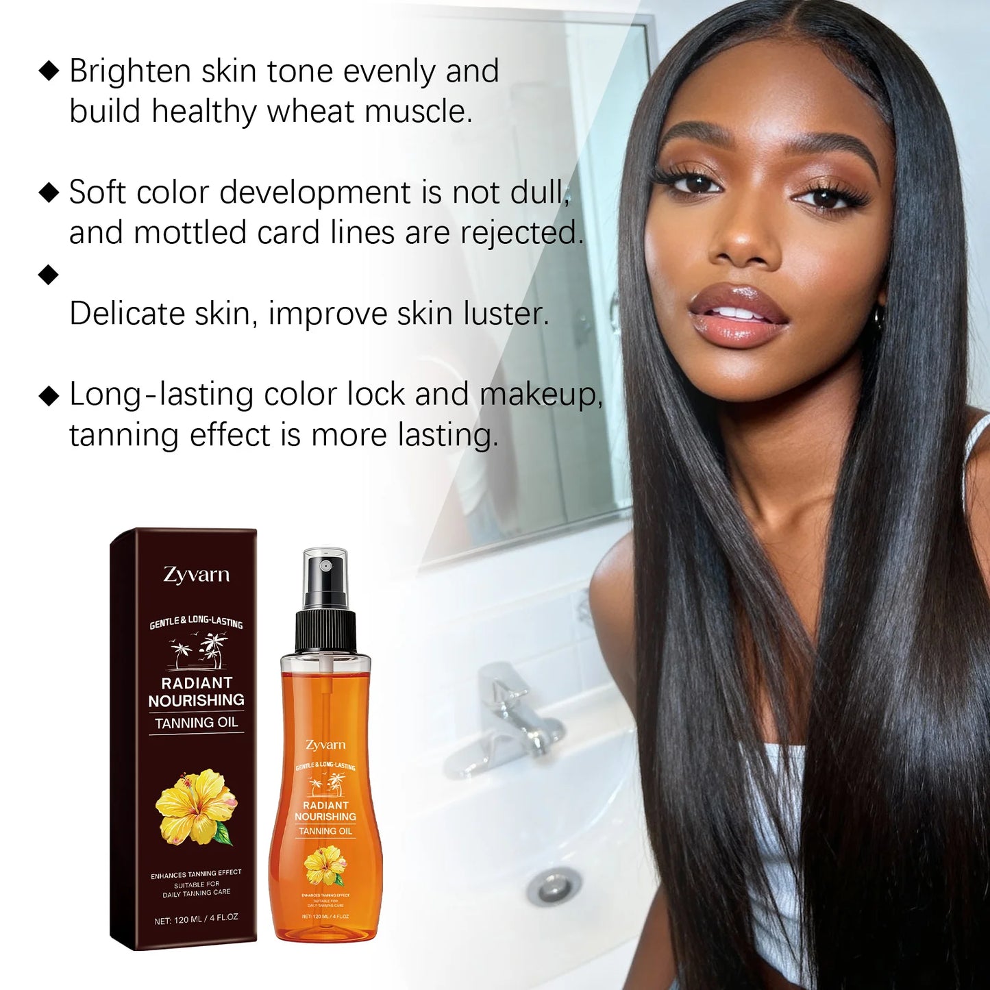 Hoygi Bronzing Tanning Oil | Hydrating Sun-Kissed Glow 120ml
