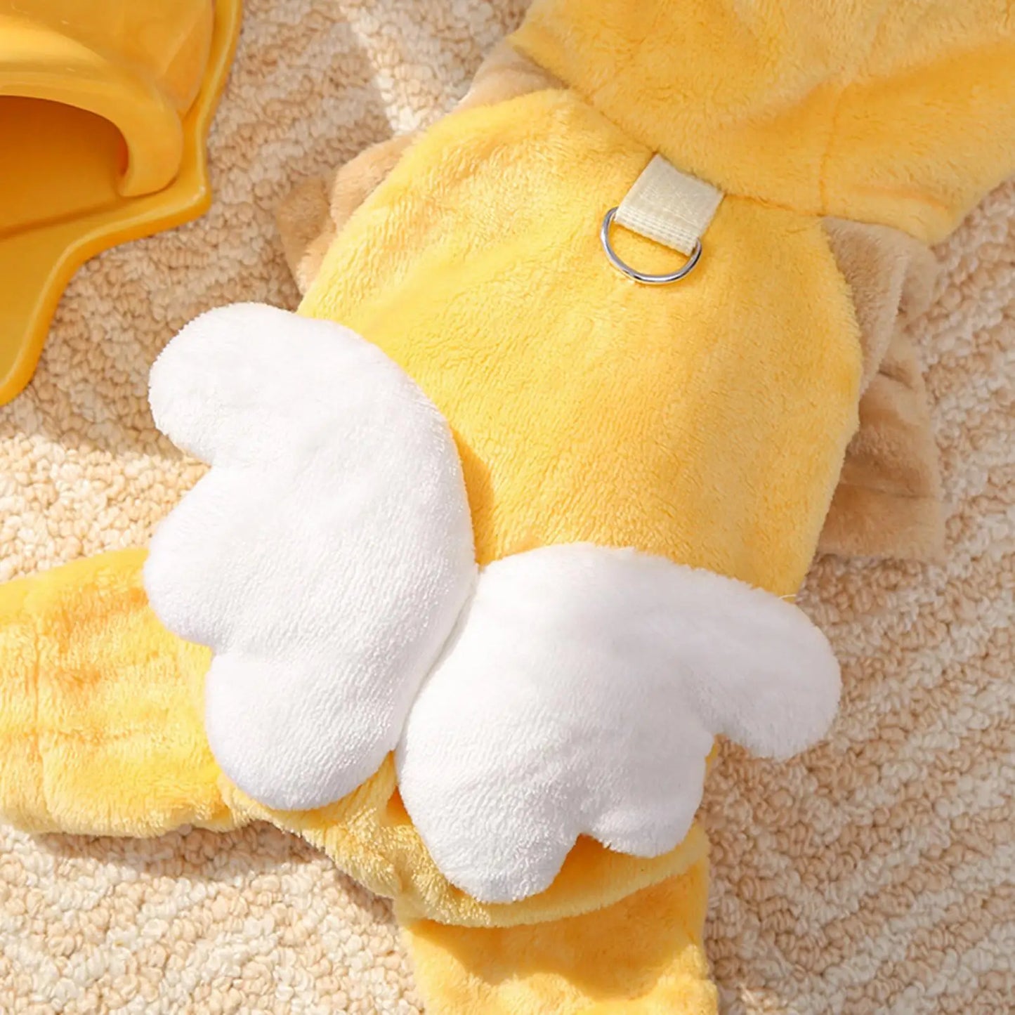 Bee Costume Dog Hoodie | Fleece Sweater for Small–Large Dogs