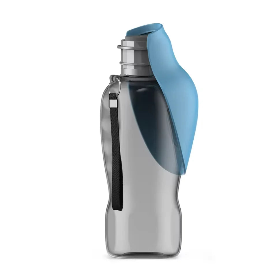 800ml Portable Dog Water Bottle – Foldable Leak-Proof Travel Bowl