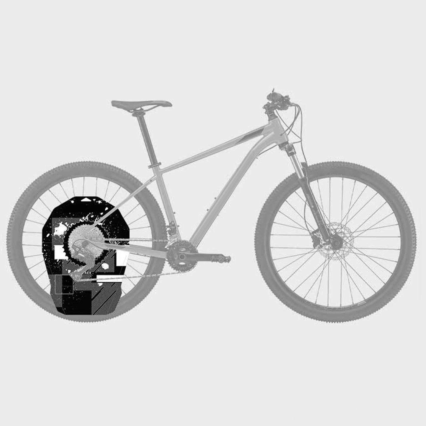 Protection Oil-proof Board Bike Washing Cover Disc Brake Maintenance