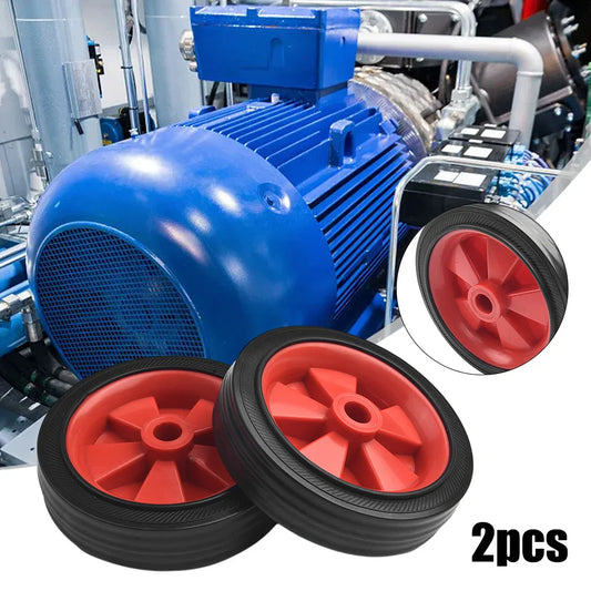 2-Pack 5/6" Air Compressor Replacement Caster Wheels Non-Slip Compressor Caster Wheels Oasis Select