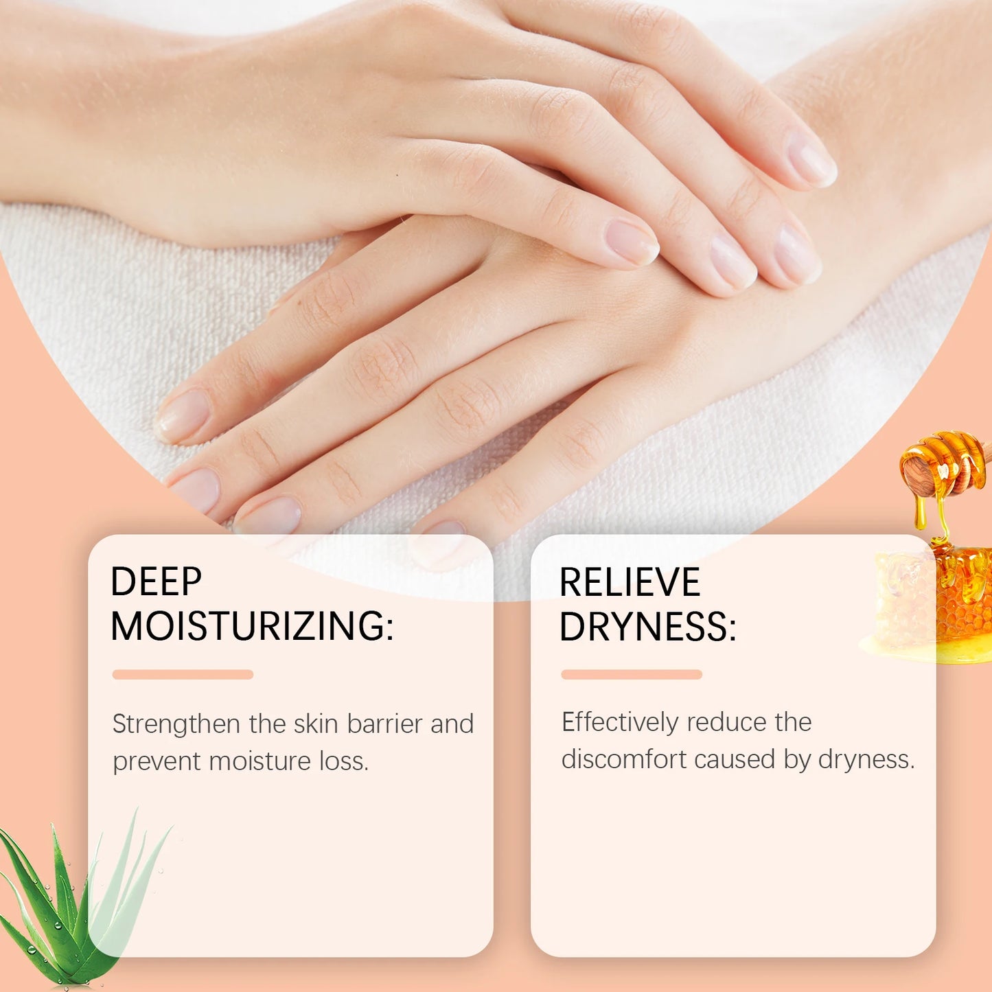 Honey Foot & Hand Cream – Moisturizing Anti-Crack Heel Balm