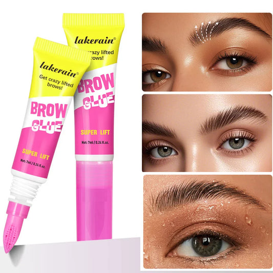 Clear Eyebrow Setting Gel & Brush 2-in-1 | Brow Lamination Eyebrow Setting Gel Oasis Select