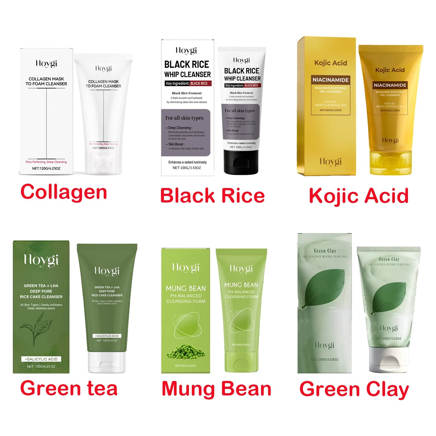 HOYGI Facial Cleanser – Oil Control, Brightening & Hydrating