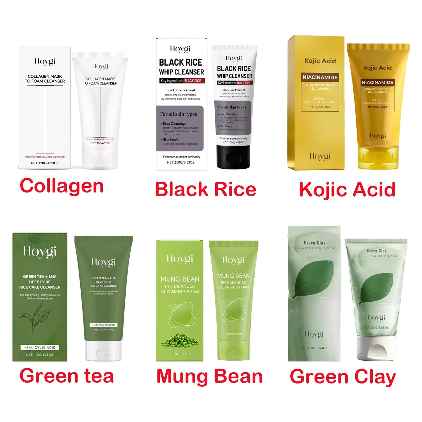 Hoygi Facial Cleanser – Oil Control, Brightening & Moisturizing