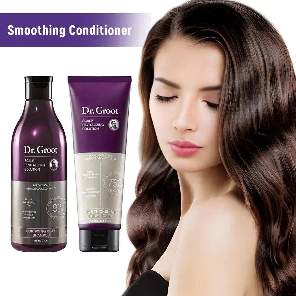 Hair Shampoo & Conditioner Set - 250ml Anti-Hair Loss Moisturizing Softening Thickening Nourishing Hair Care Products Peaceful Pleasures Health and Wellness