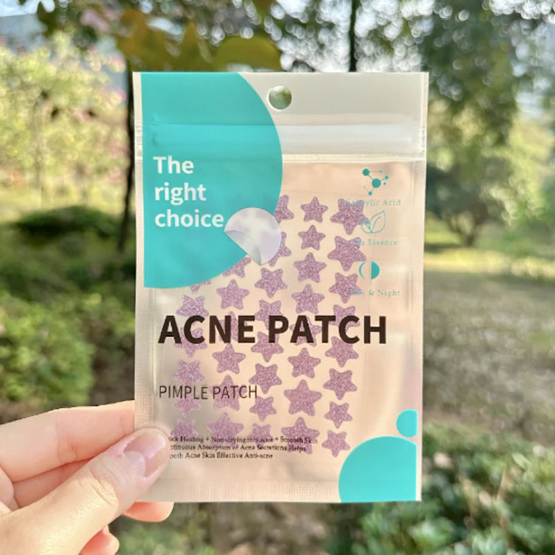 40-Pack Hydrocolloid Acne Patches – Invisible Overnight Blemish Dots