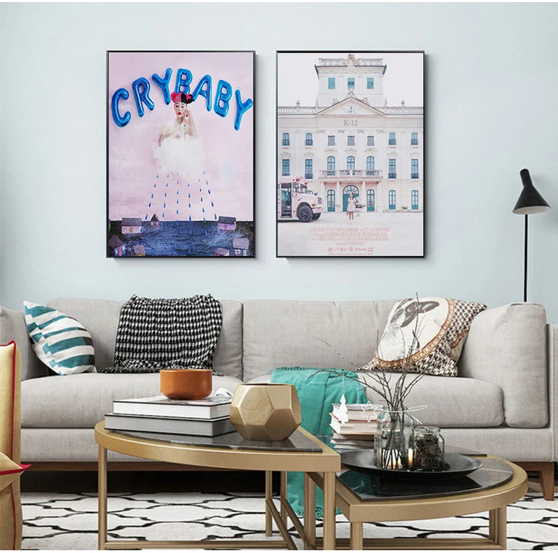 G622 Art Decor Melanie K 12 Cry Baby Hot Album Martinez Hot Music Singer Star Wall Art Canvas Painting Silk Poster Peaceful Pleasures Health and Wellness