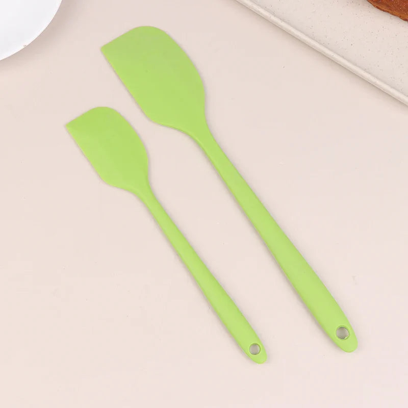 2-Piece Silicone Spatula Set – Baking Scraper & Spreader