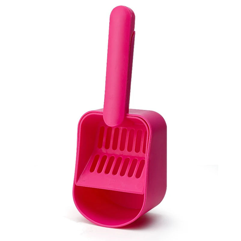Hot family multi-functional light cat litter pet cleaning tools ABS material cat cleaning supplies Peaceful Pleasures Health and Wellness red