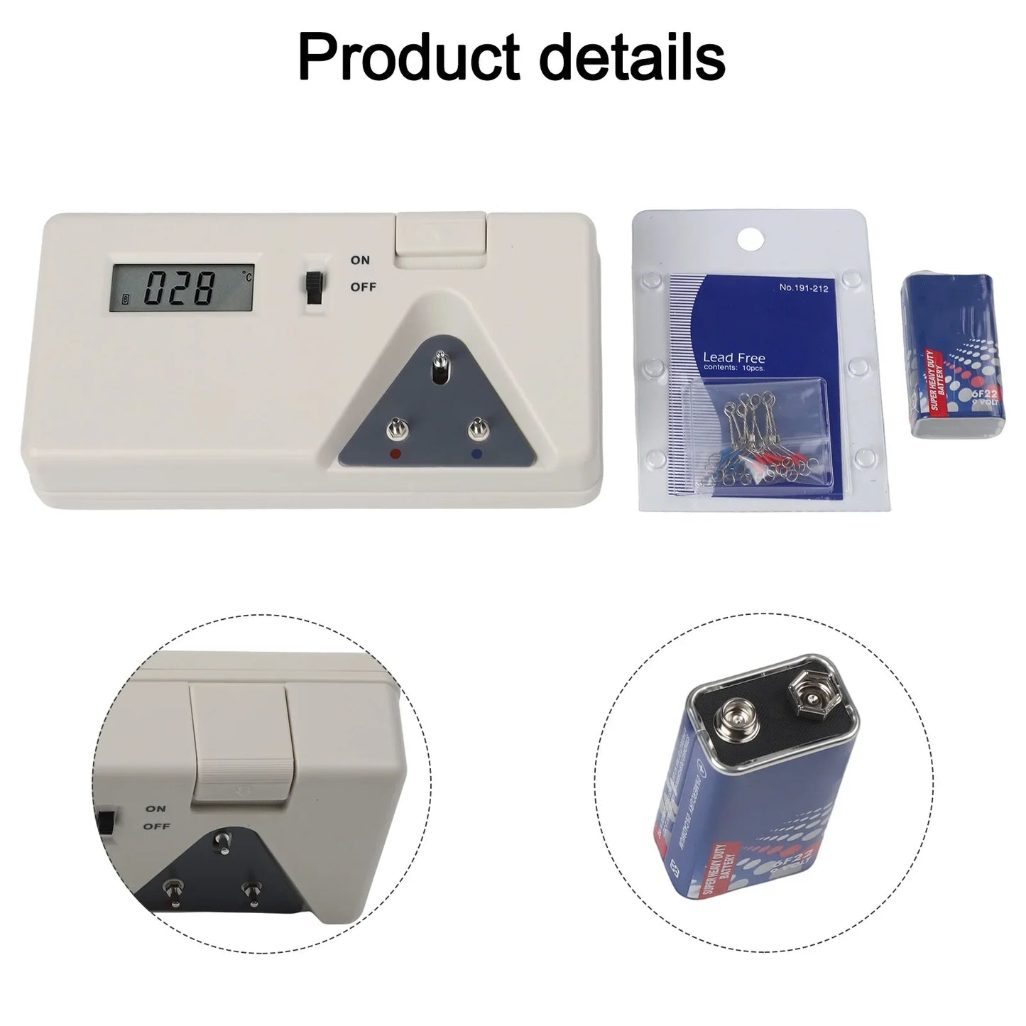 Soldering Iron Tip Temperature Tester | Digital Meter 0–600°C