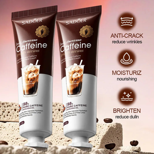 Caffeine Hand Cream Set – Moisturizing, Brightening, Travel Size Hand Cream Set Oasis Select
