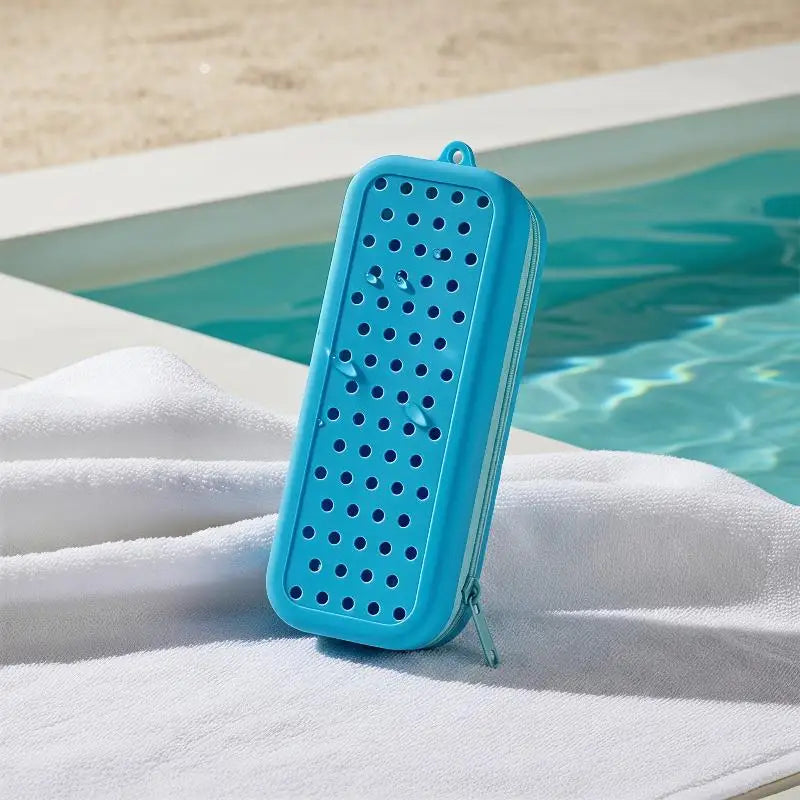 Silicone Swim Goggle Case | Breathable Protective Storage Bag