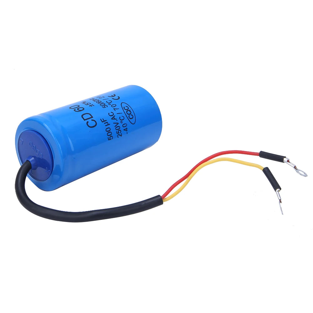 250VAC Capacitor 500uf CD60 Capacitor Start Capacitor CD60 250VAC 500uf -40°C/70°C/21 Explosion-Proof Capacitor Star Capacitor Peaceful Pleasures Health and Wellness